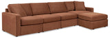 Modmax Spice 4-Piece Sectional with Ottoman — product view
