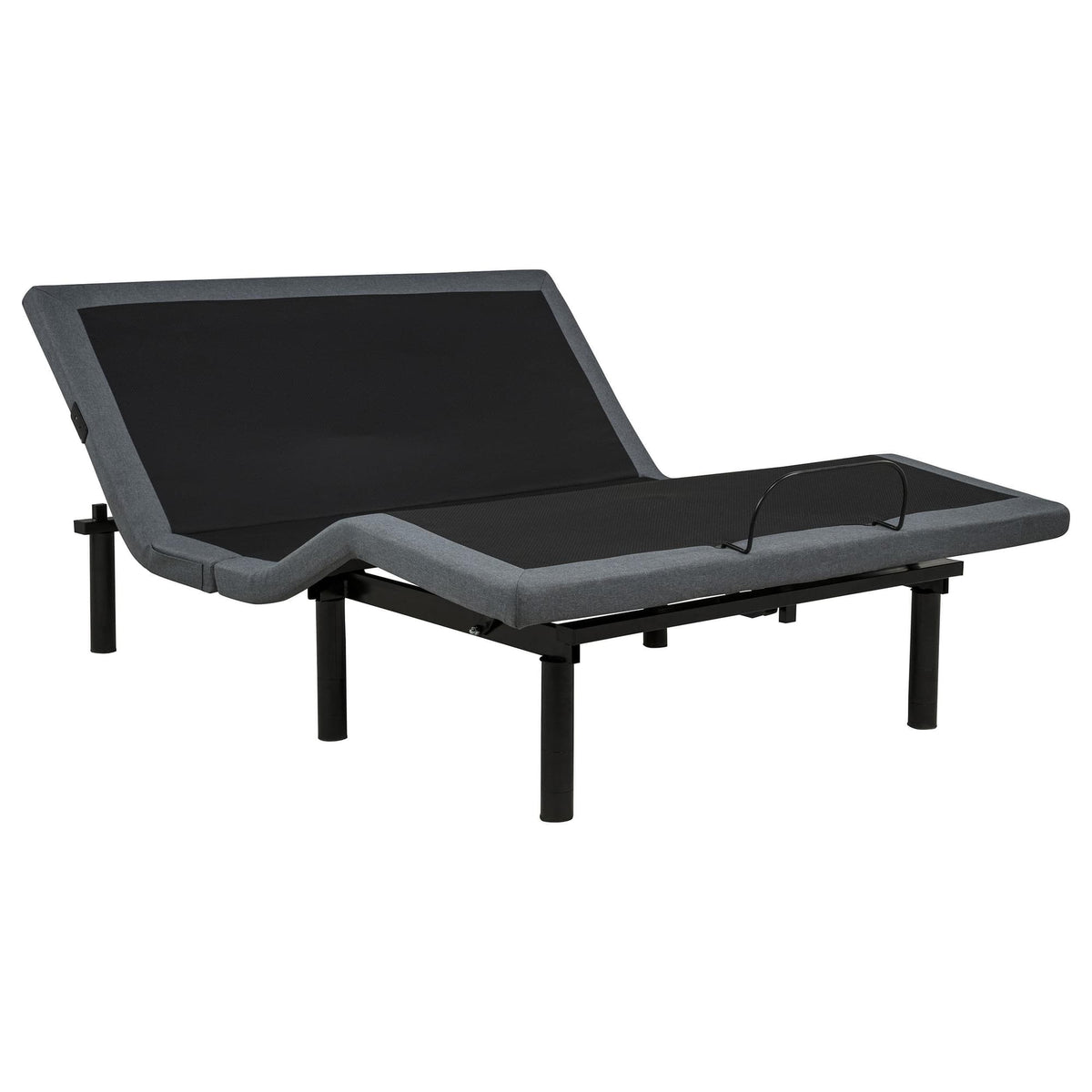 Weston Queen Dual-Motor Massage Adjustable Bed Base in Black and Grey — product image 2