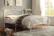 Pallina White Metal Full Platform Bed details