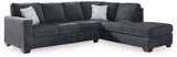 Altari Slate 2-Piece Sleeper Sectional with Ottoman — product image 6