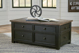 Tyler Grayish Brown/Black Coffee Table with 2 End Tables — product image 5