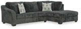 Biddeford Shadow 2-Piece Sectional with Ottoman — product image 3