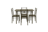 Room setting showing the G100033 dining table and chairs