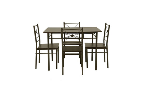 Room setting showing the G100033 dining table and chairs