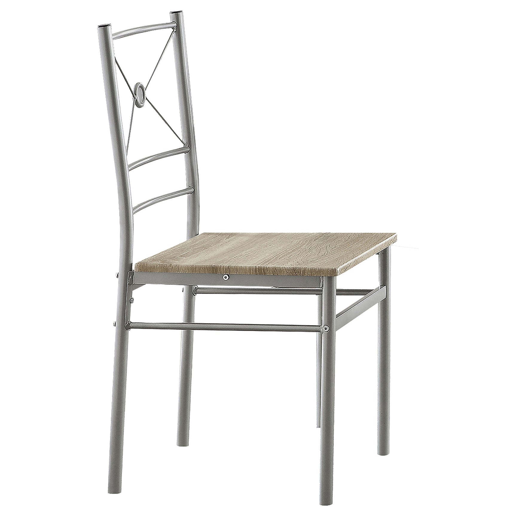 Room setting showing G100035 Taupe Rectangle Dining Set with chairs