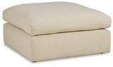Elyza Linen 5-Piece Sectional with Ottoman - image 4