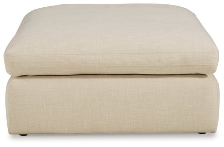 Head-on view of Elyza Linen 5-Piece Sectional Sofa