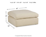 Elyza Linen 5-Piece Sectional with Ottoman - image 7
