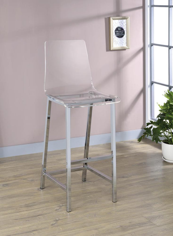 Juelia bar stools set of 2 front angle