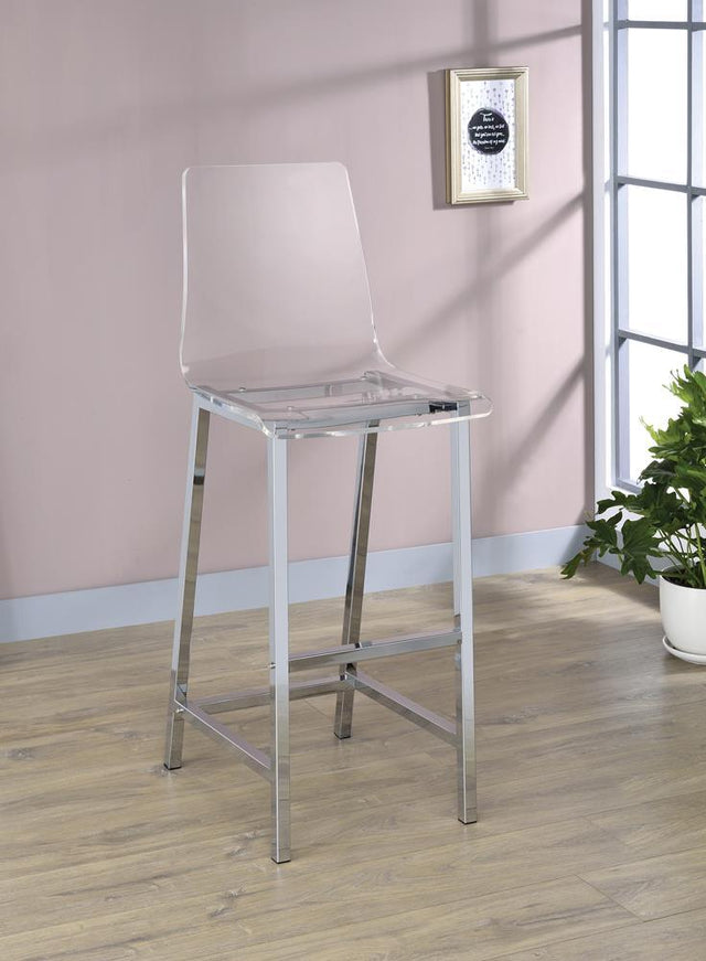 Juelia bar stools set of 2 front angle