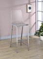 Juelia bar stools set of 2 front angle