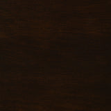 Side angle of Gabriel Cappuccino square dining set