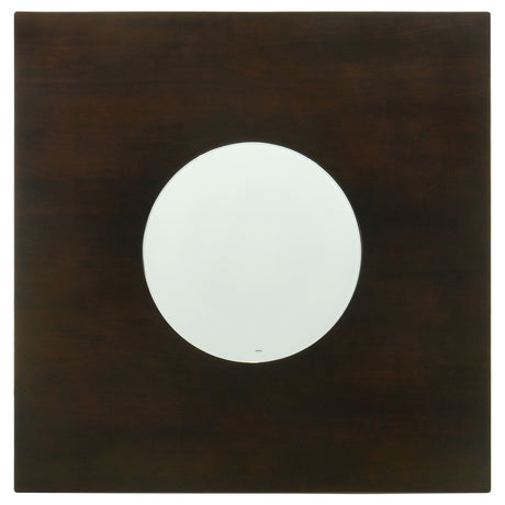 Side view of Gabriel Cappuccino dining table