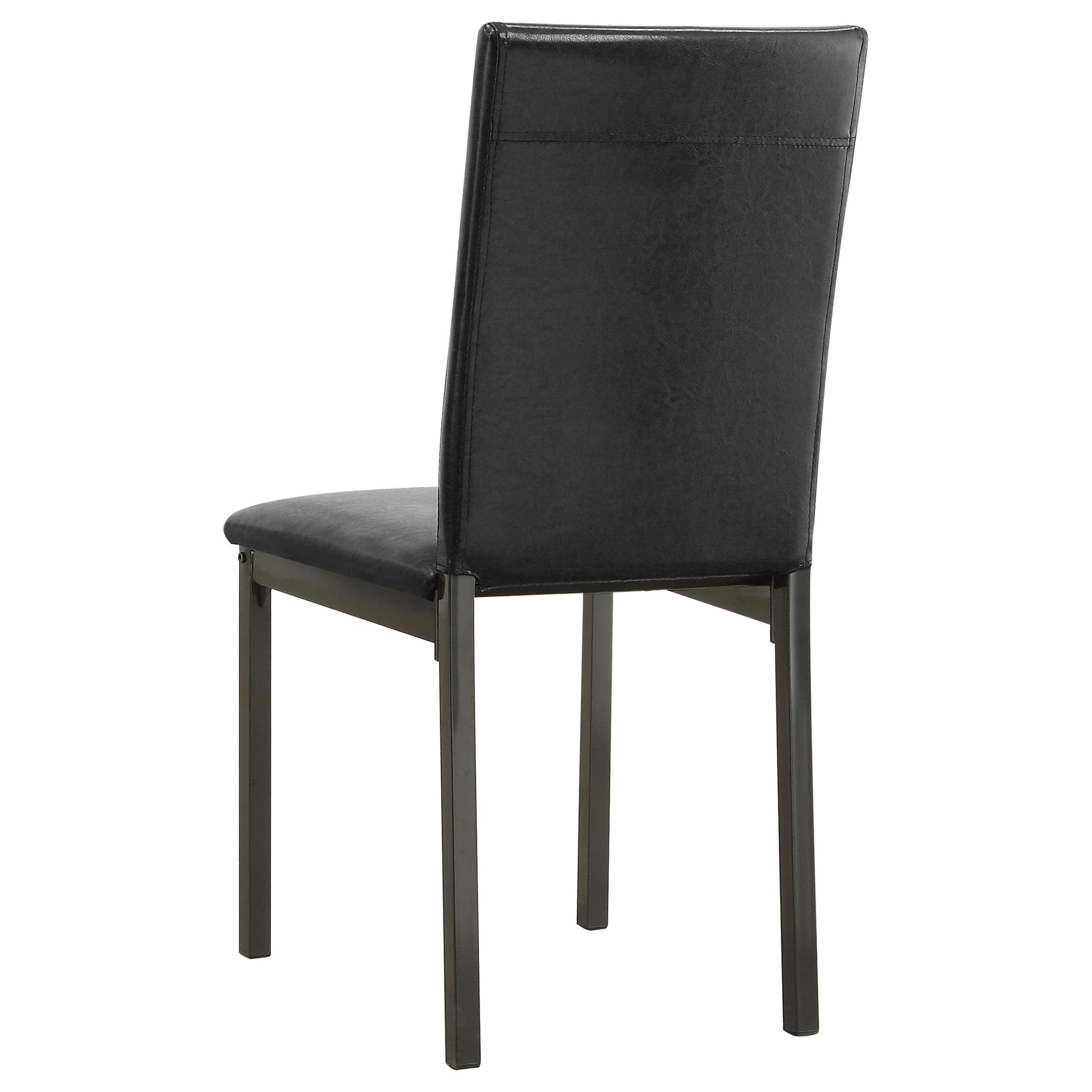 room view of Garza Gray Black Rectangular Dining Room Set dining room furniture