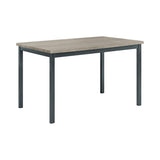 Garza Black Upholstered Dining Chair close-up seat and frame