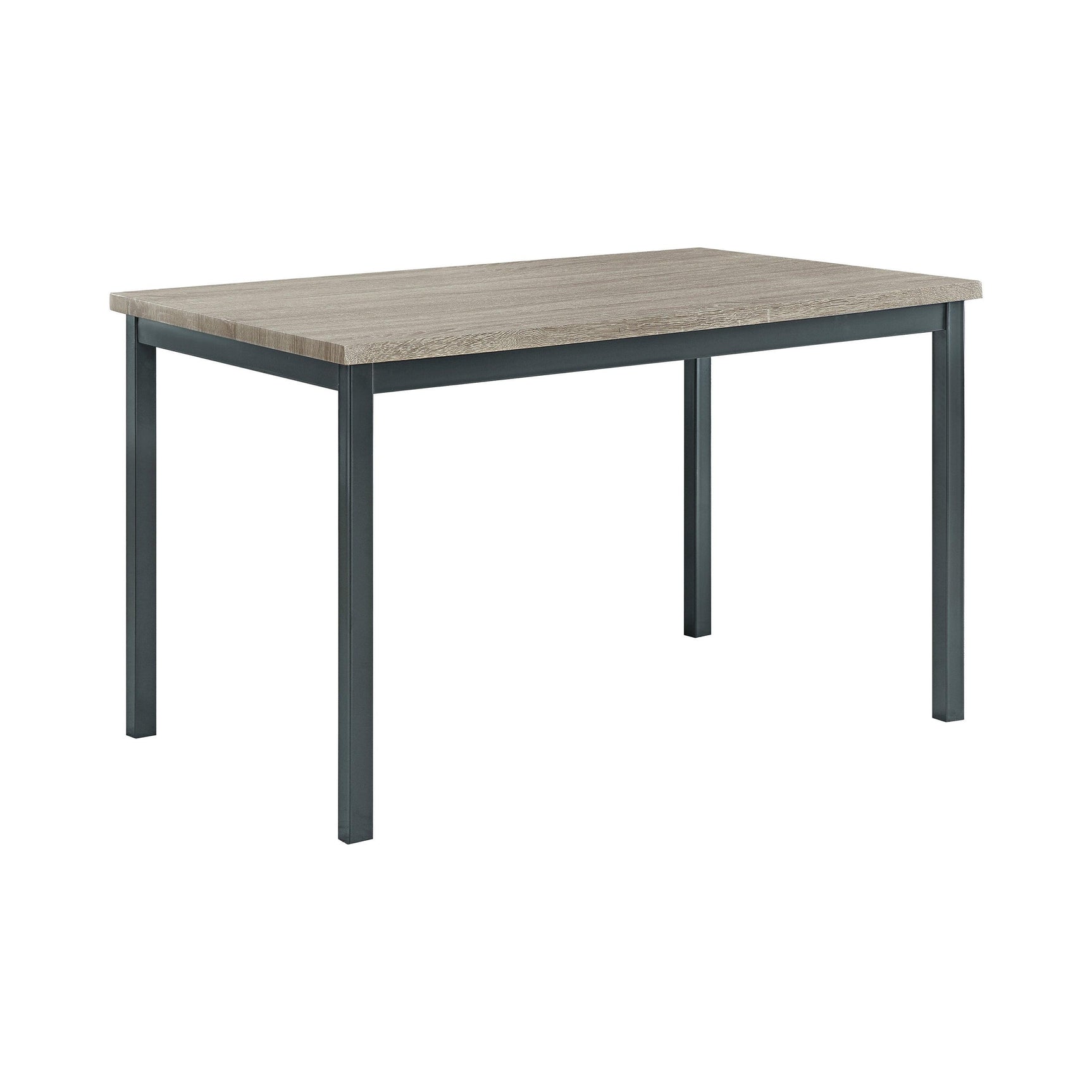 Garza Black Upholstered Dining Chair close-up seat and frame