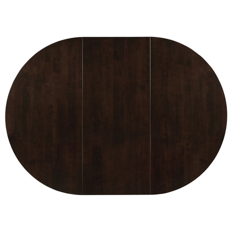 Main view of Gabriel Cappuccino dining table and chairs