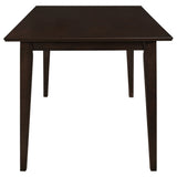 Side chairs of Gabriel Cappuccino dining set in cappuccino finish