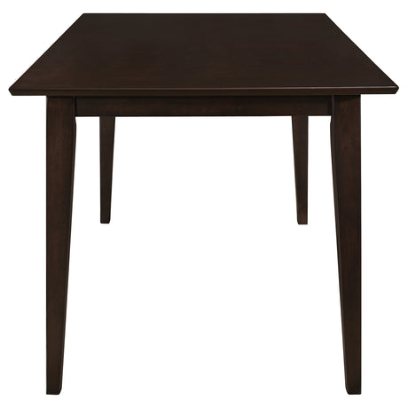 Side chairs of Gabriel Cappuccino dining set in cappuccino finish
