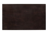 Dining table top view showing clean lines and smooth finish