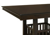 Dining set arrangement with natural light