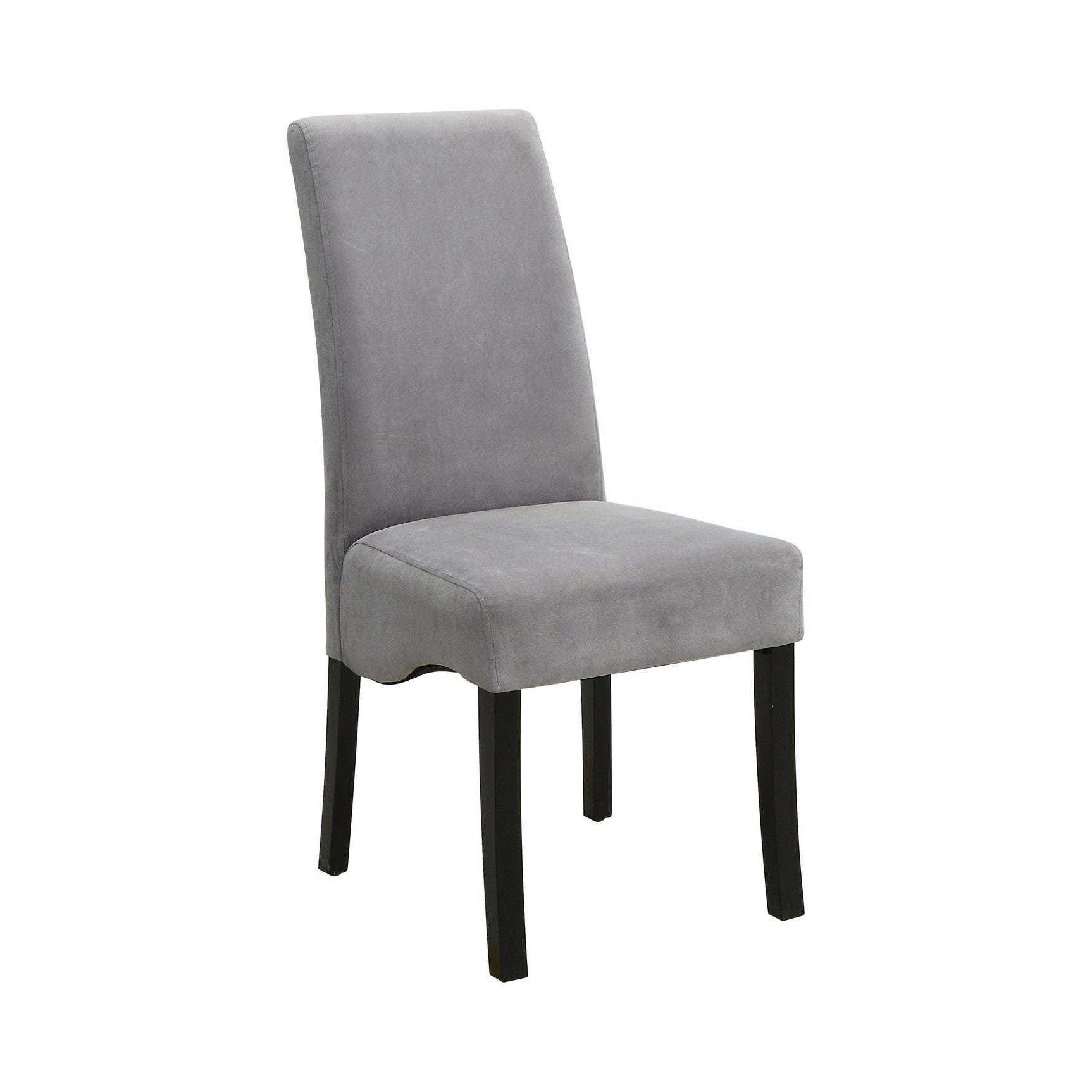 Montclair High Back Dining Chairs Black And Chrome (Set Of 4) 100515Wht - Ella Furniture