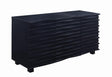 Stanton 3-Drawer Rectangular Server Black front view