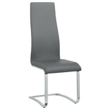 Close-up detail of Anges dining set high gloss finish