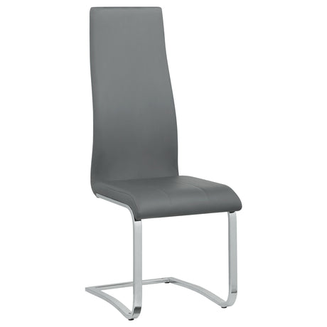 Close-up detail of Anges dining set high gloss finish