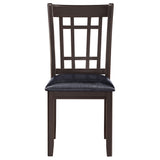 Lavon Espresso Oval Extension Leaf Dining Room Set main view