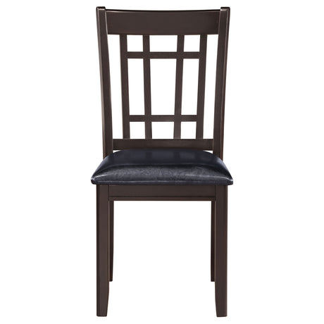 Lavon Espresso Oval Extension Leaf Dining Room Set main view