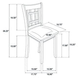Lavon Espresso Oval Extension Leaf Dining Room Set detail view