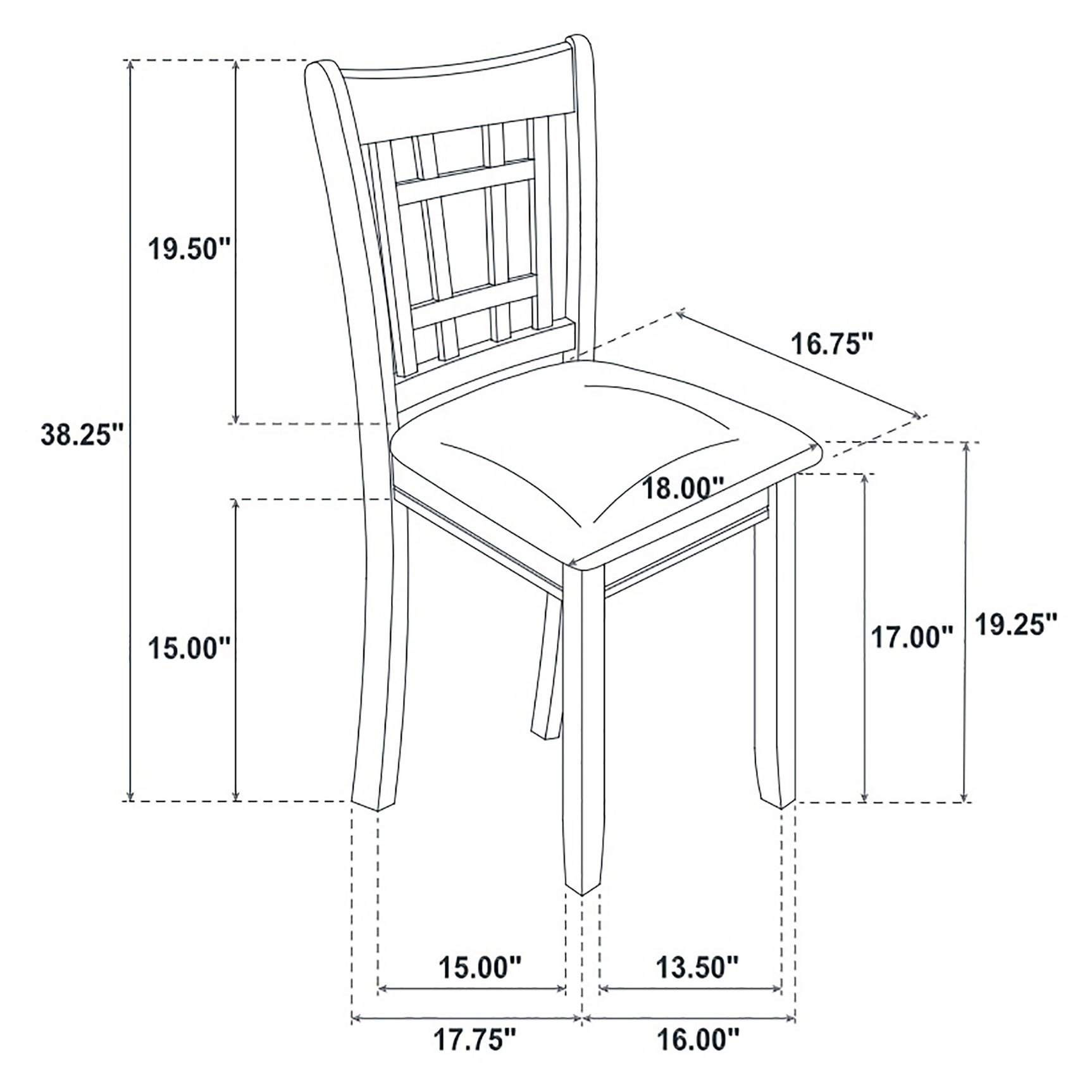Lavon Espresso Oval Extension Leaf Dining Room Set detail view