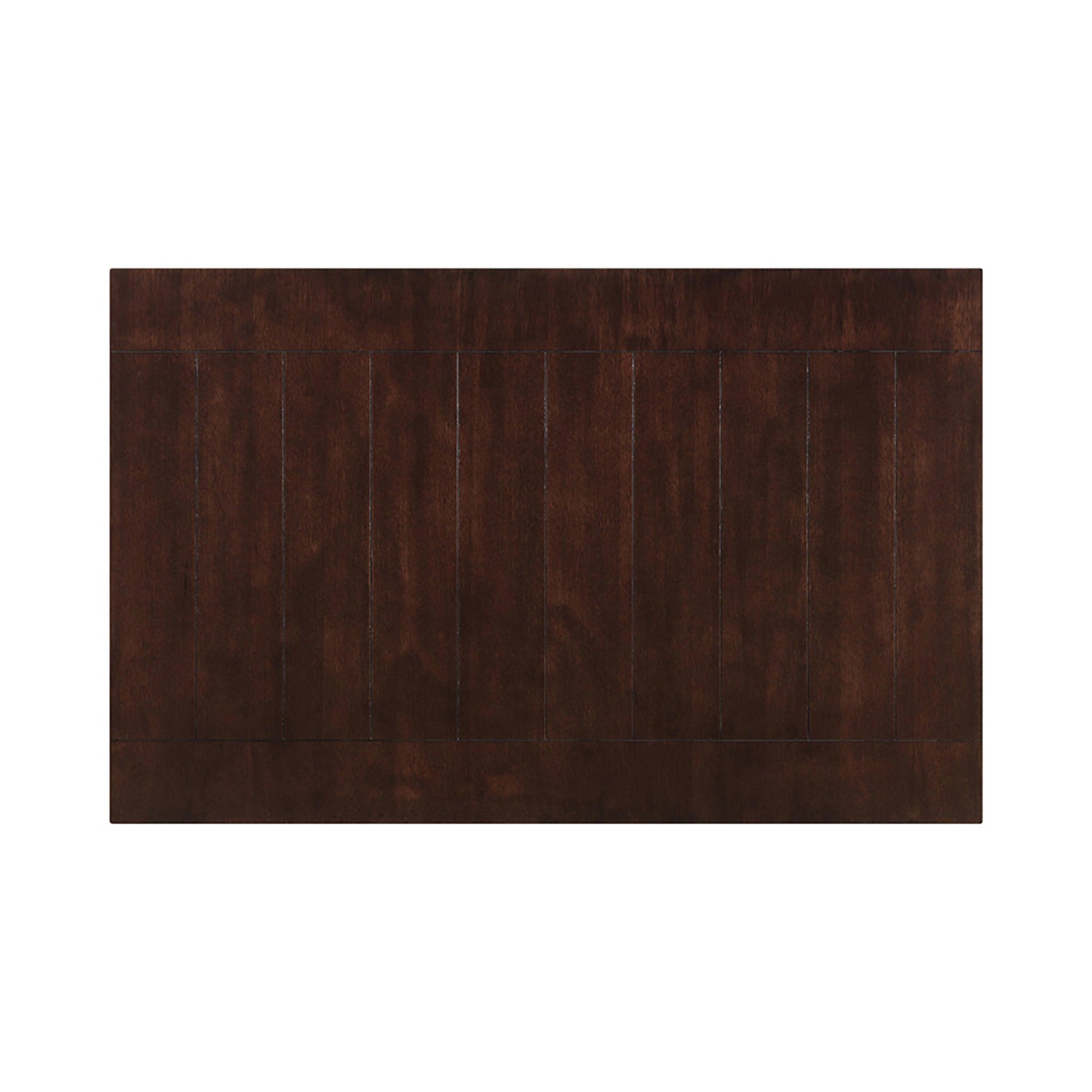 Side angle of Dalila rectangular dining table showing thick legs