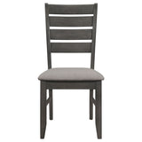 Full set with bench and chairs in bright room