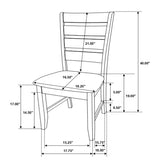 Set configured with 4 chairs only