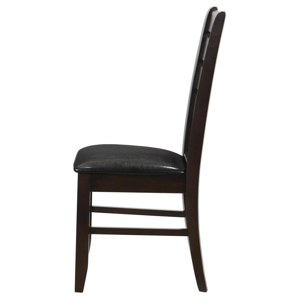 Set of two Dalila Ladder Back Side Chairs arranged in dining room