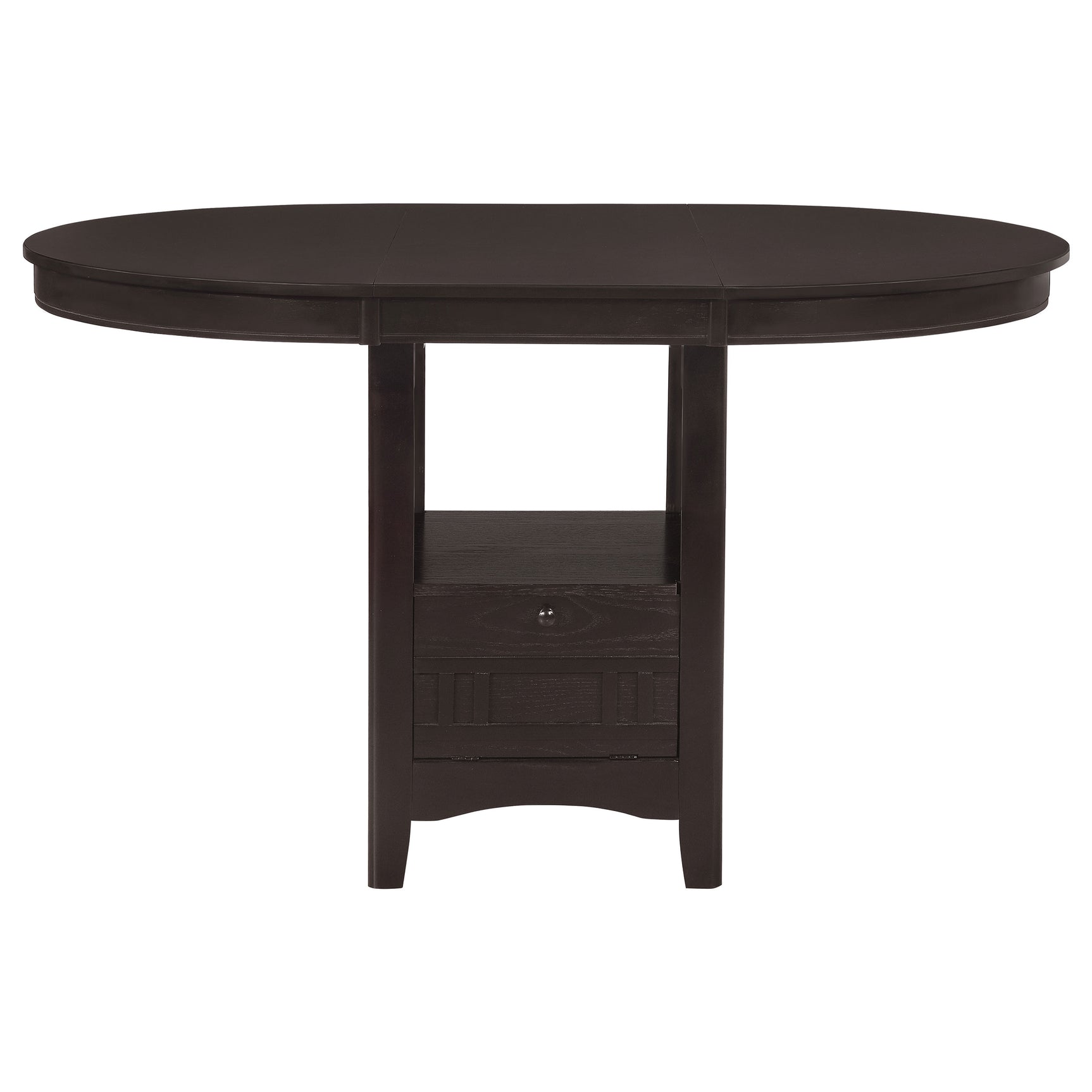 Lavon Espresso Oval Counter Height Dining Set alternate main view
