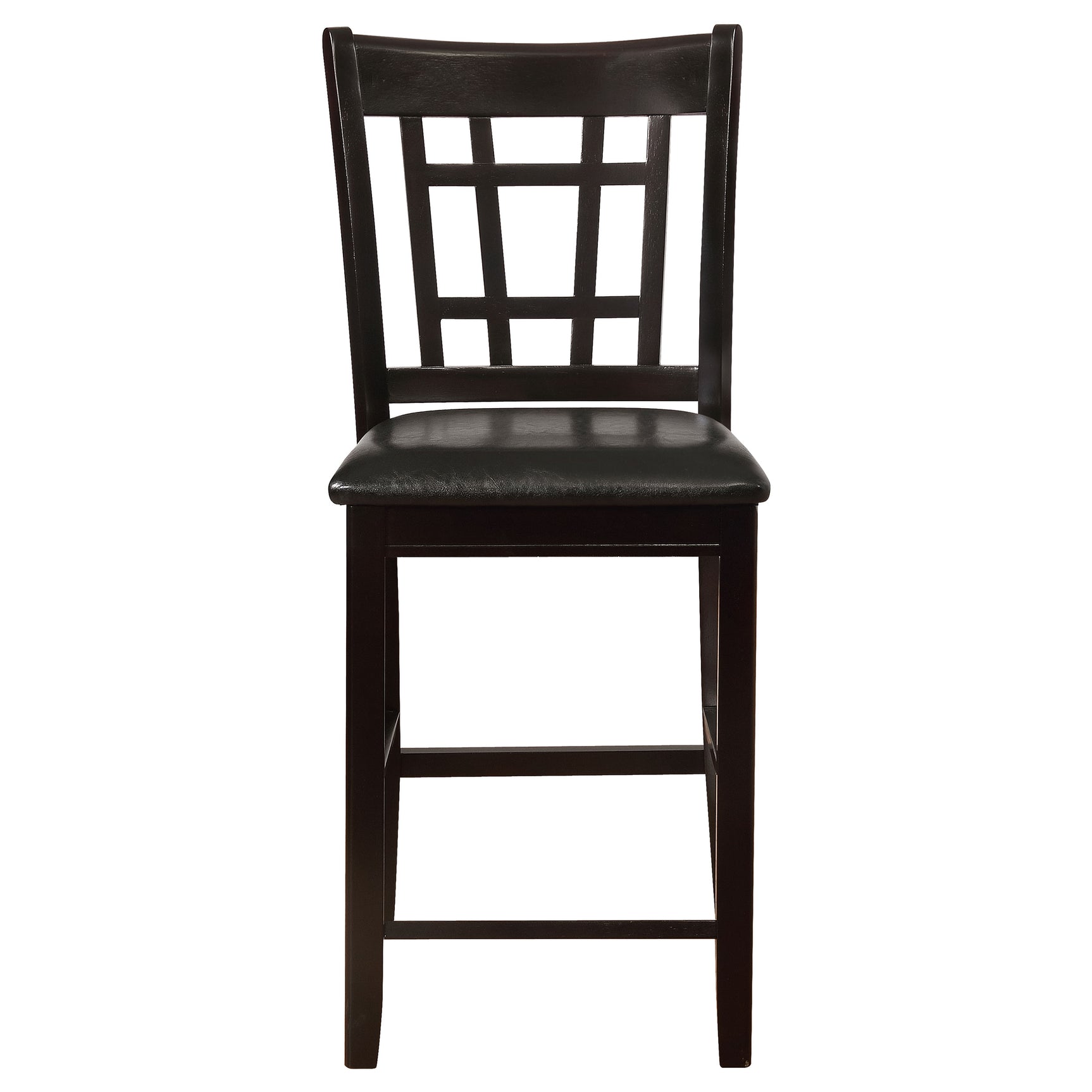 Lavon Espresso Oval Counter Height Dining Set second side view