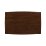 Detail view of Kersey Brown Rectangular Dining Room Set corner
