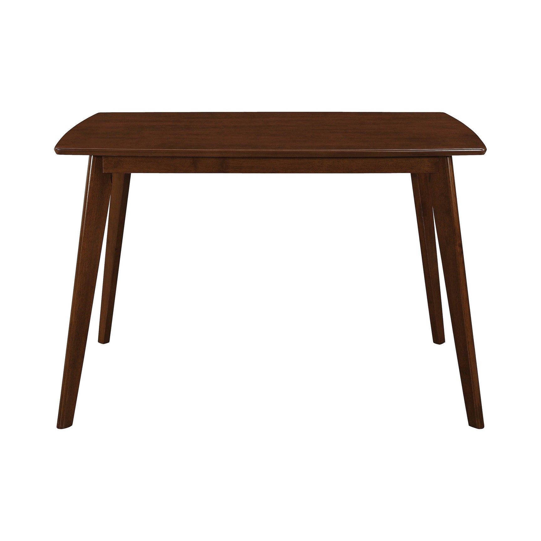 Room view of Kersey Brown Rectangular Dining Room Set with table and chairs