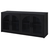 Top surface of Riva sideboard showing wood grain finish