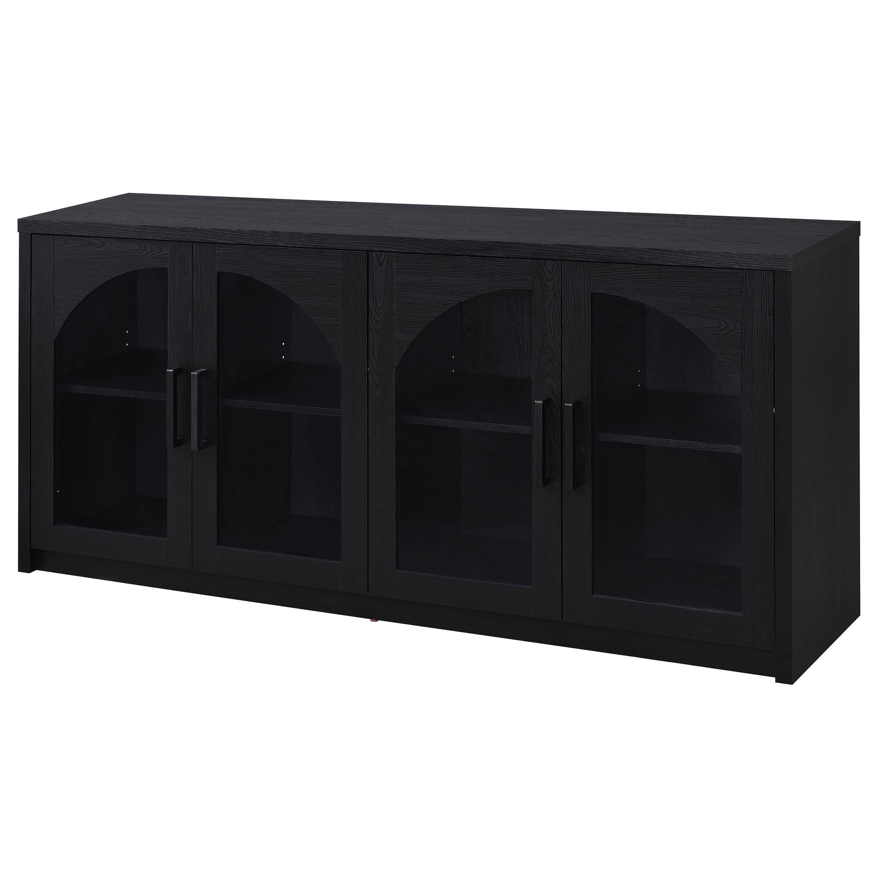 Top surface of Riva sideboard showing wood grain finish