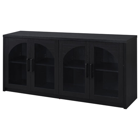 Top surface of Riva sideboard showing wood grain finish