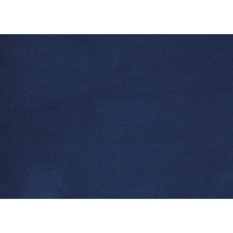 Kyrie Navy Blue Velvet Tufted Accent Chair full setting