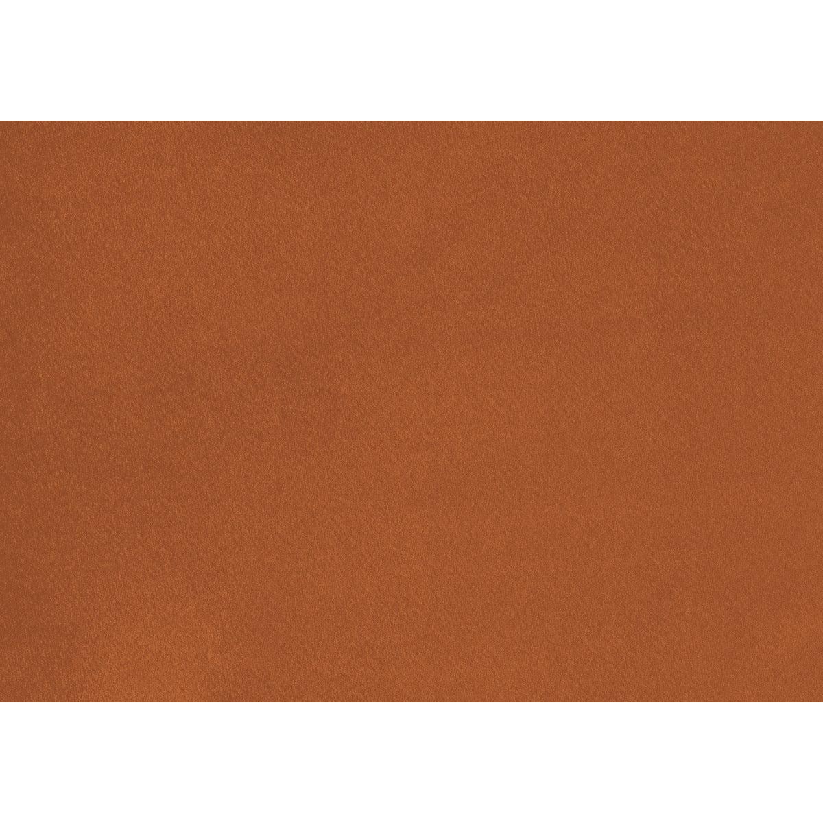 Urielle Orange Velvet Upholstered Accent Chair, styled in living room setting
