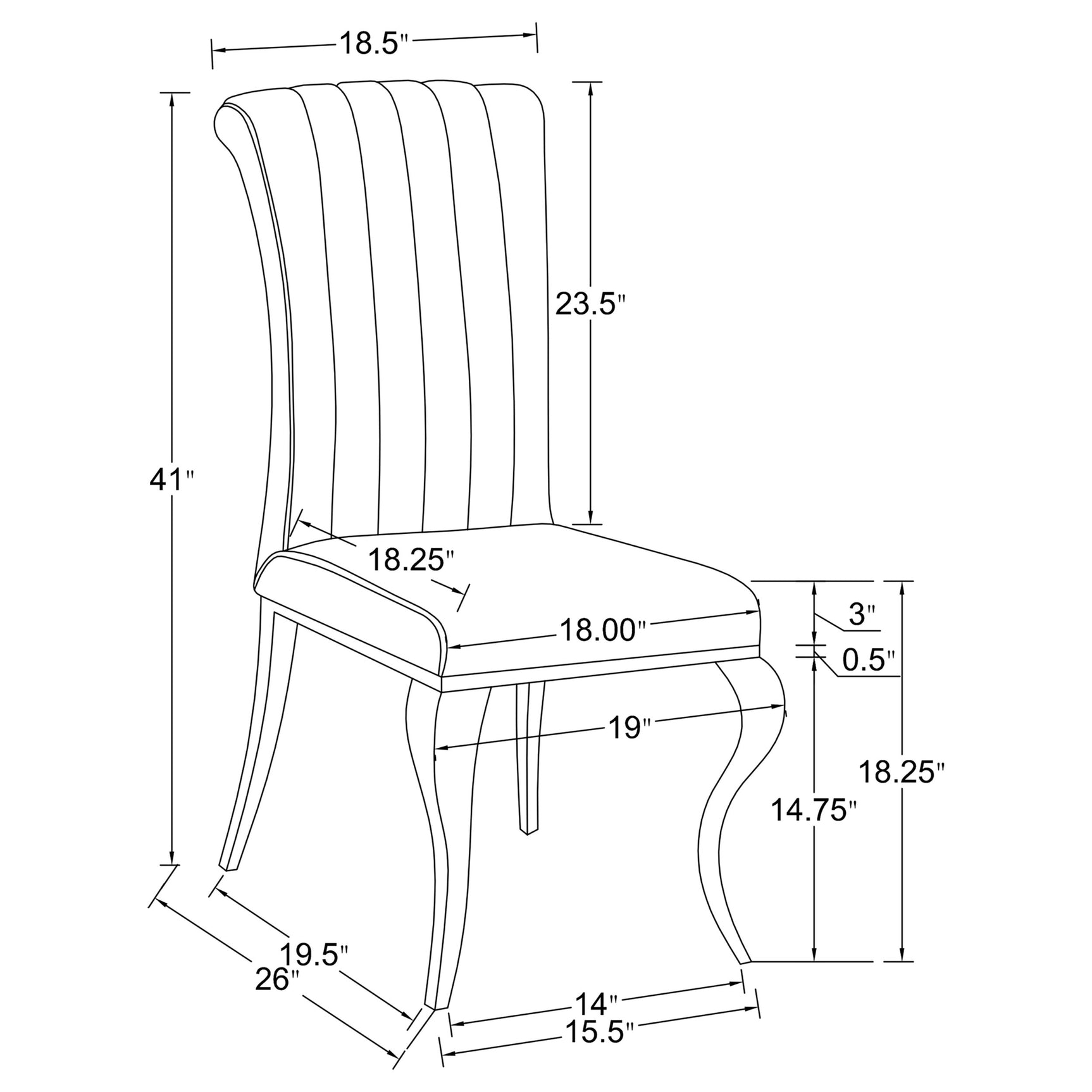 Detail of chair upholstery and table edge