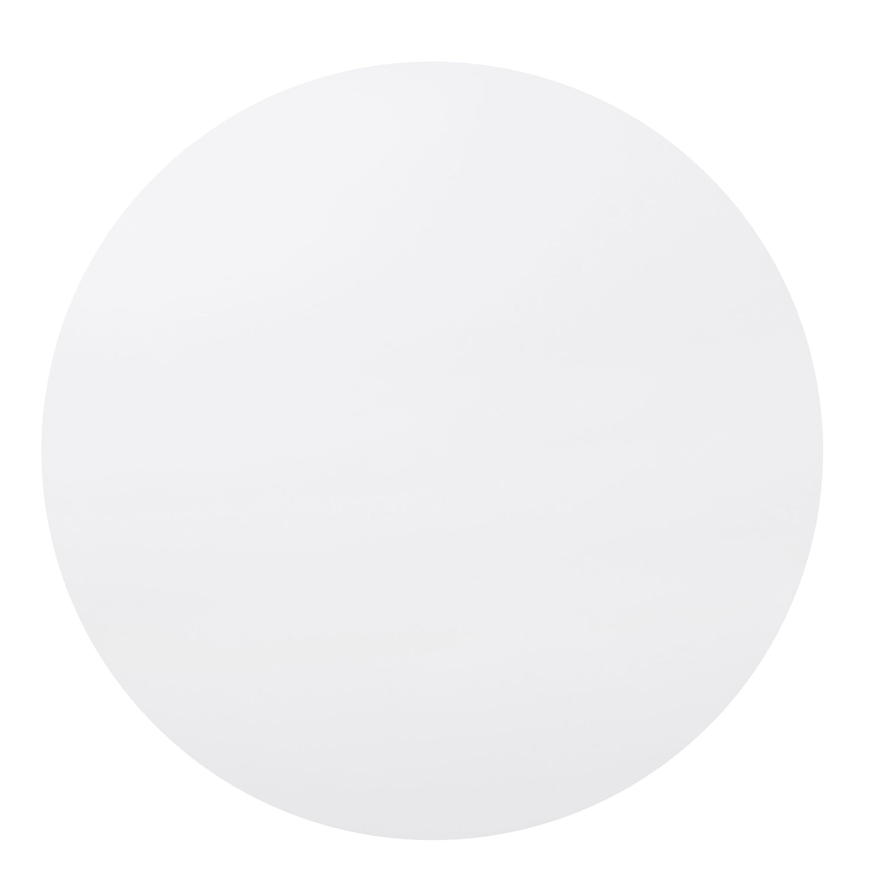 Room shot featuring Lowry White Round Dining Set