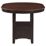 Side view of Lavon Oval dining chairs