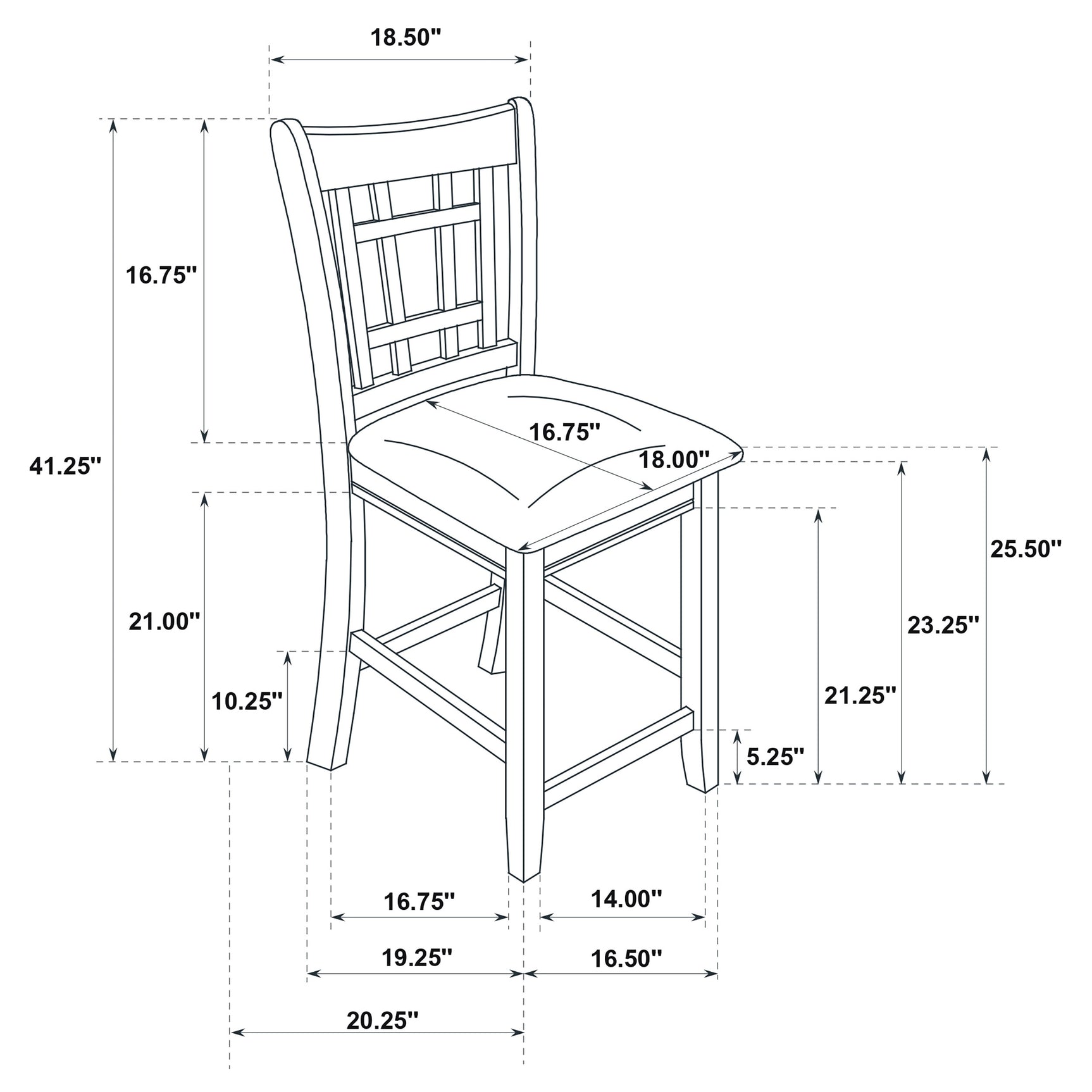 Detail of chair seat and backrest